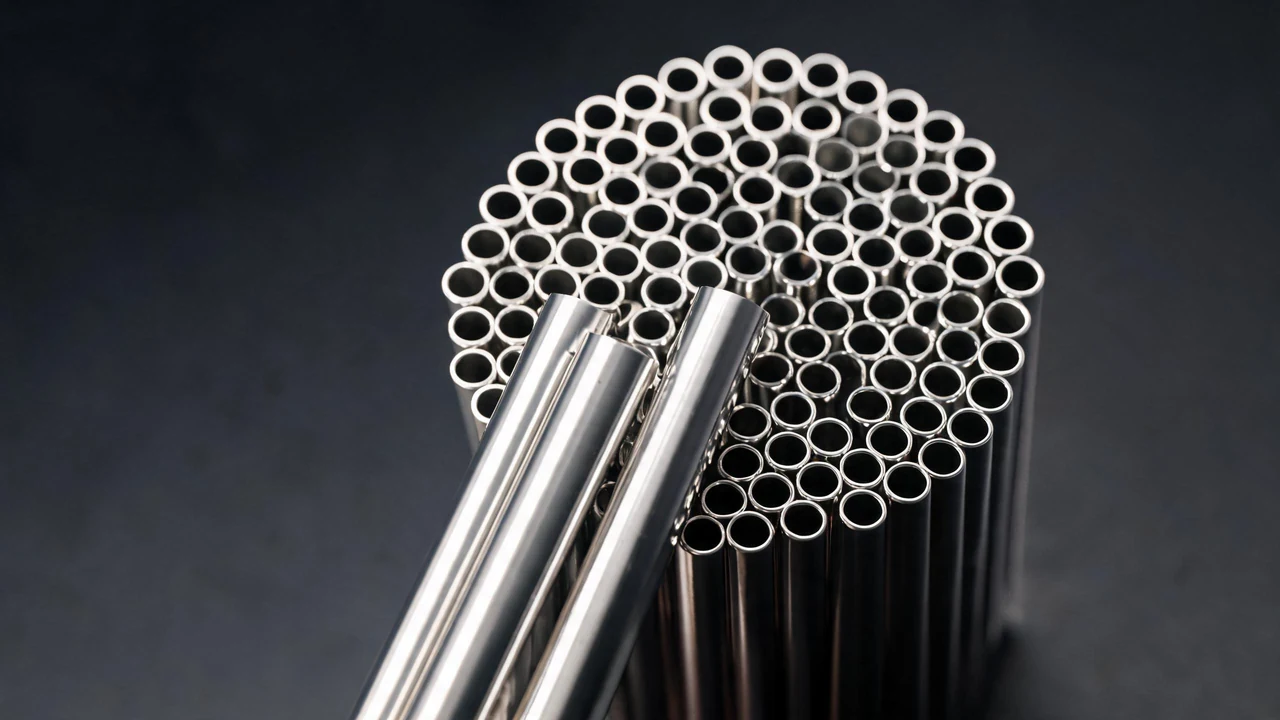 Bundle of small-diameter stainless steel tubing for ASTM A269 instrumentation and hygienic service
