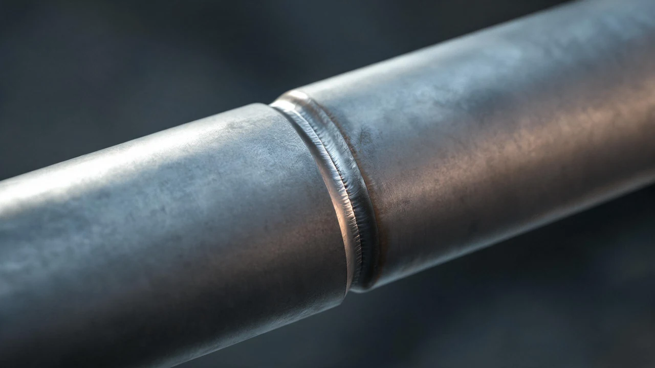 Alloy steel butt weld fittings in a high-temperature process piping line
