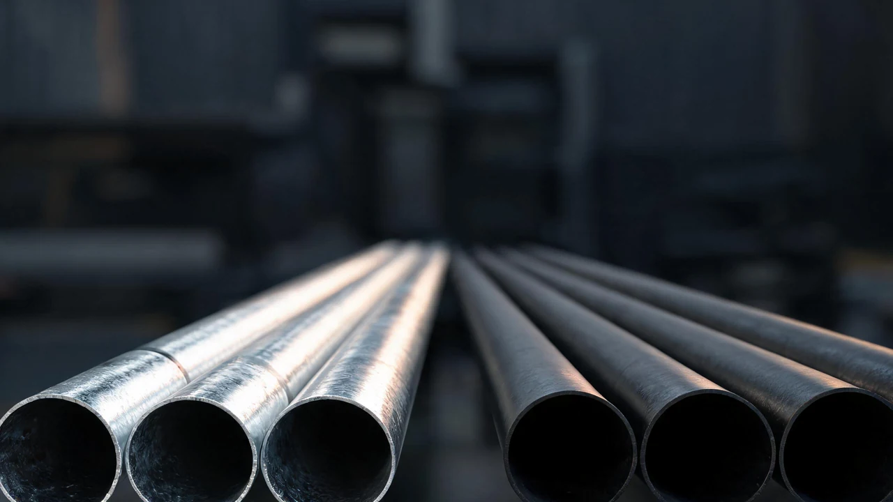 ASTM A53 steel pipe in structural and low-pressure service, galvanized and black pipe runs