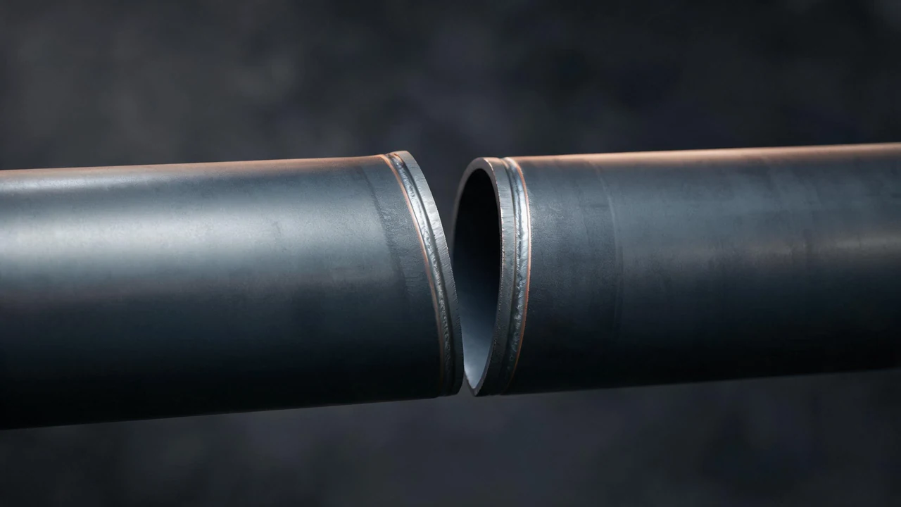 High-strength API 5L X65 line pipe in a gas transmission pipeline